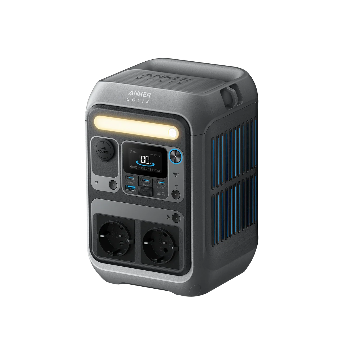Anker SOLIX C300 300W Portable Power Station with 7 Ports