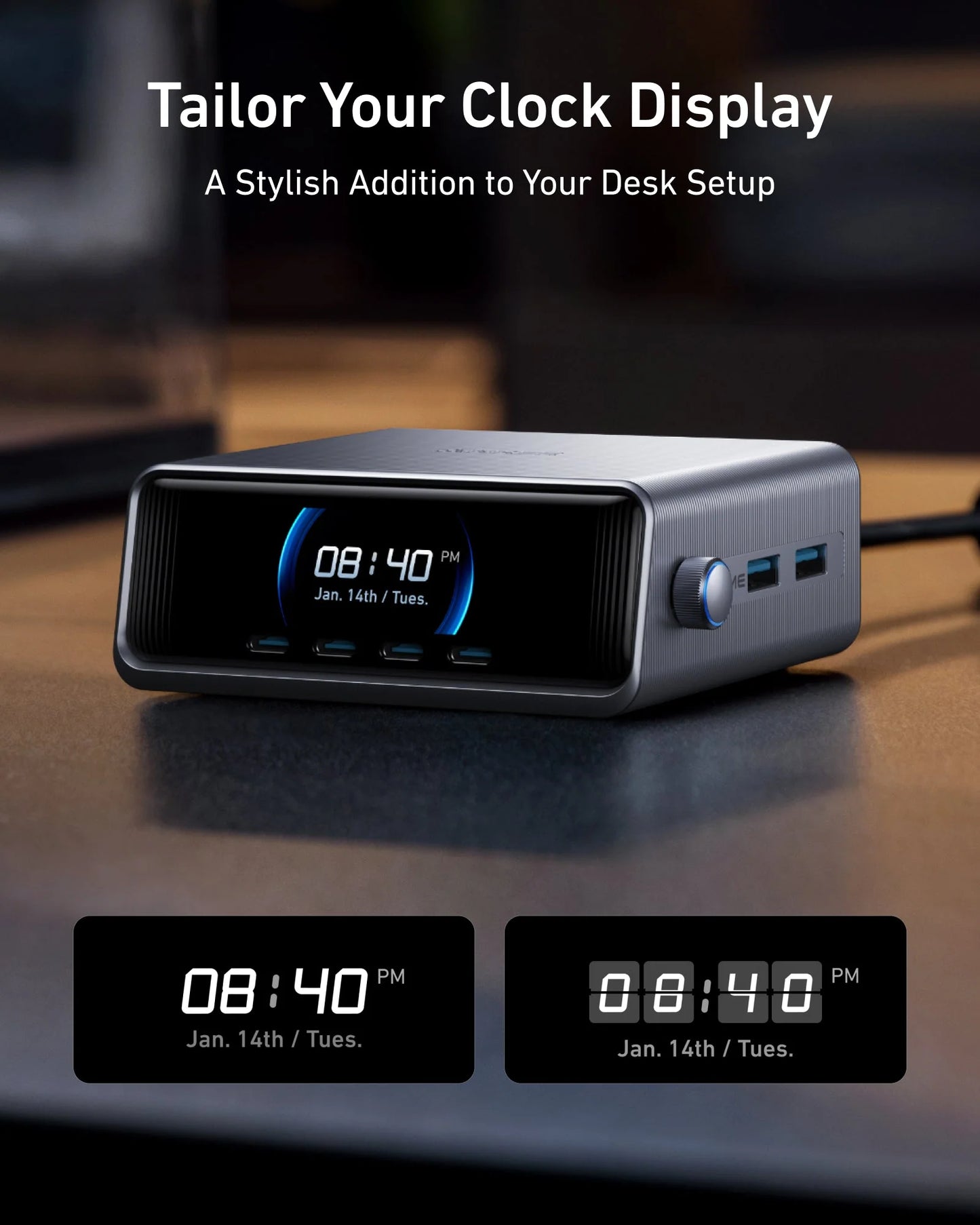 Anker Prime – 250W Fast Desktop Charger with 6 Ports