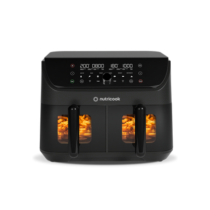 Nutricook NC-AFD185V Duo 2 Vision Air Fryer – 8.5L with two independent capacities