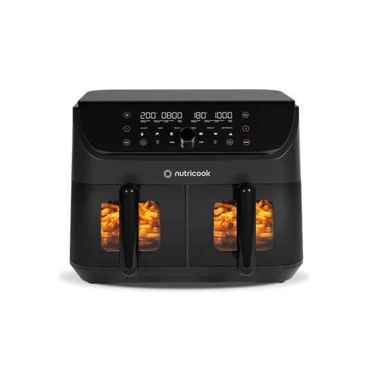 Nutricook NC-AFD185V Duo 2 Vision Air Fryer – 8.5L with two independent capacities