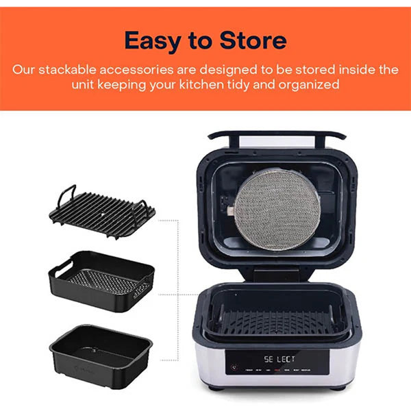 NUTRICOOK Smart Indoor Grill & Air Fryer XL