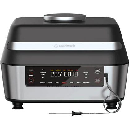 NUTRICOOK Smart Indoor Grill & Air Fryer XL