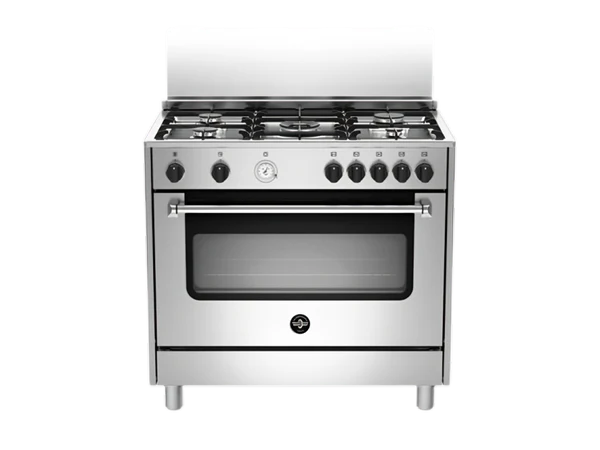 La Germania 90Cm Gas Oven – 5 burners – Stainless Steel – (AMS95C81CX)