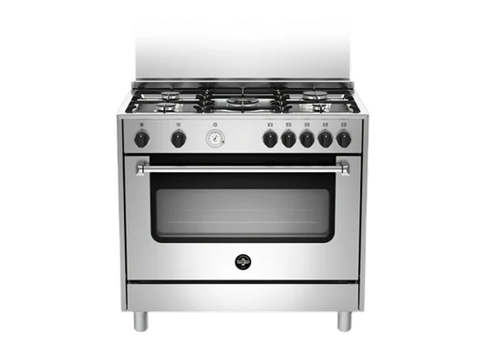La Germania 90Cm Gas Oven – 5 burners – Stainless Steel – (AMS95C81CX)