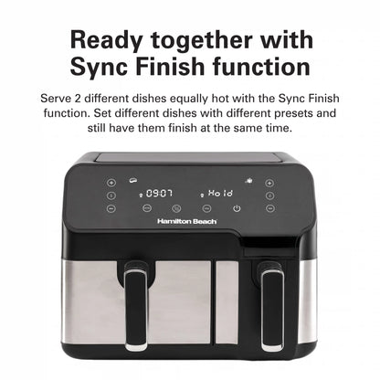 HB DIGITAL AIR FRYER DUAL SIZE 8.5L (AF5232-ME)