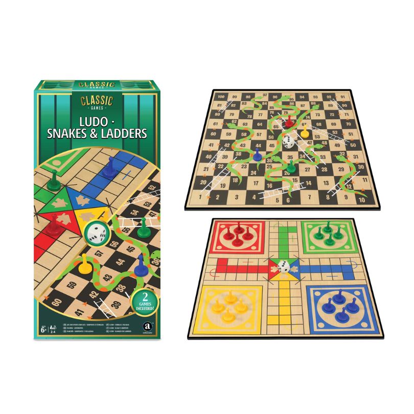 Ambassador - 2 in 1 Ludo & Snakes & Ladders | Classic Games
