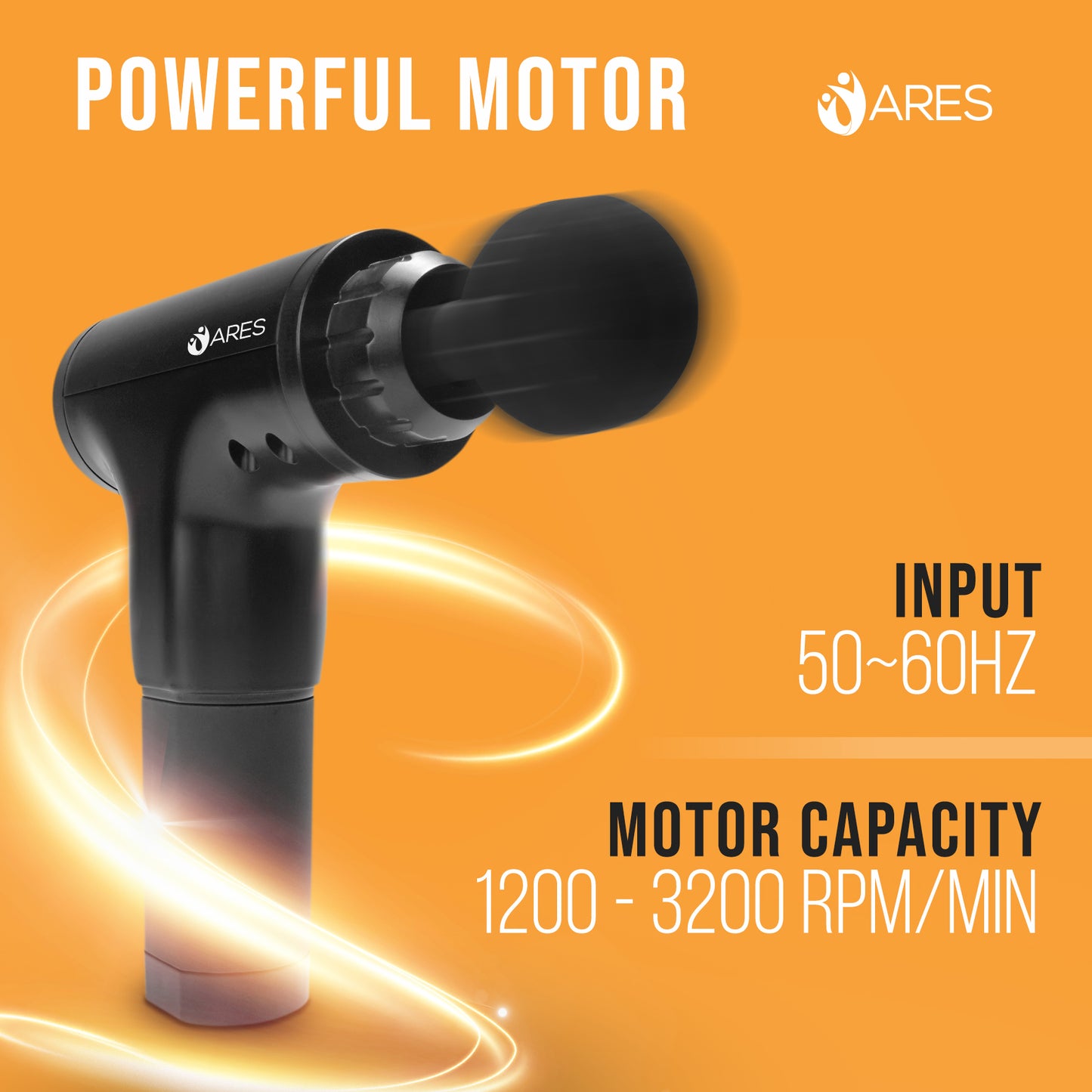 ARES Gun Massager - Black