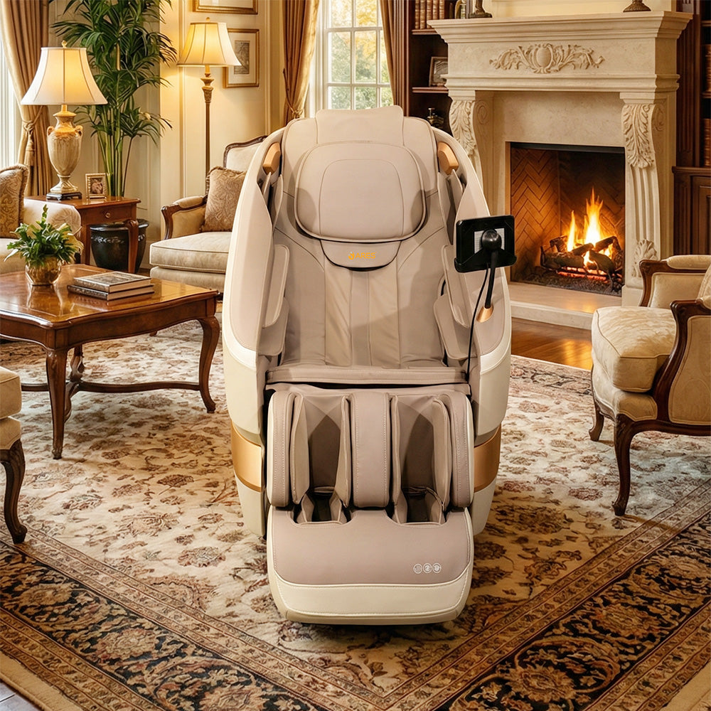 ARES uClass Massage Chairs (Gray/Beige)