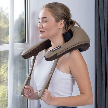 ARES uNeck 3D Neck shoulder massager (Brown)