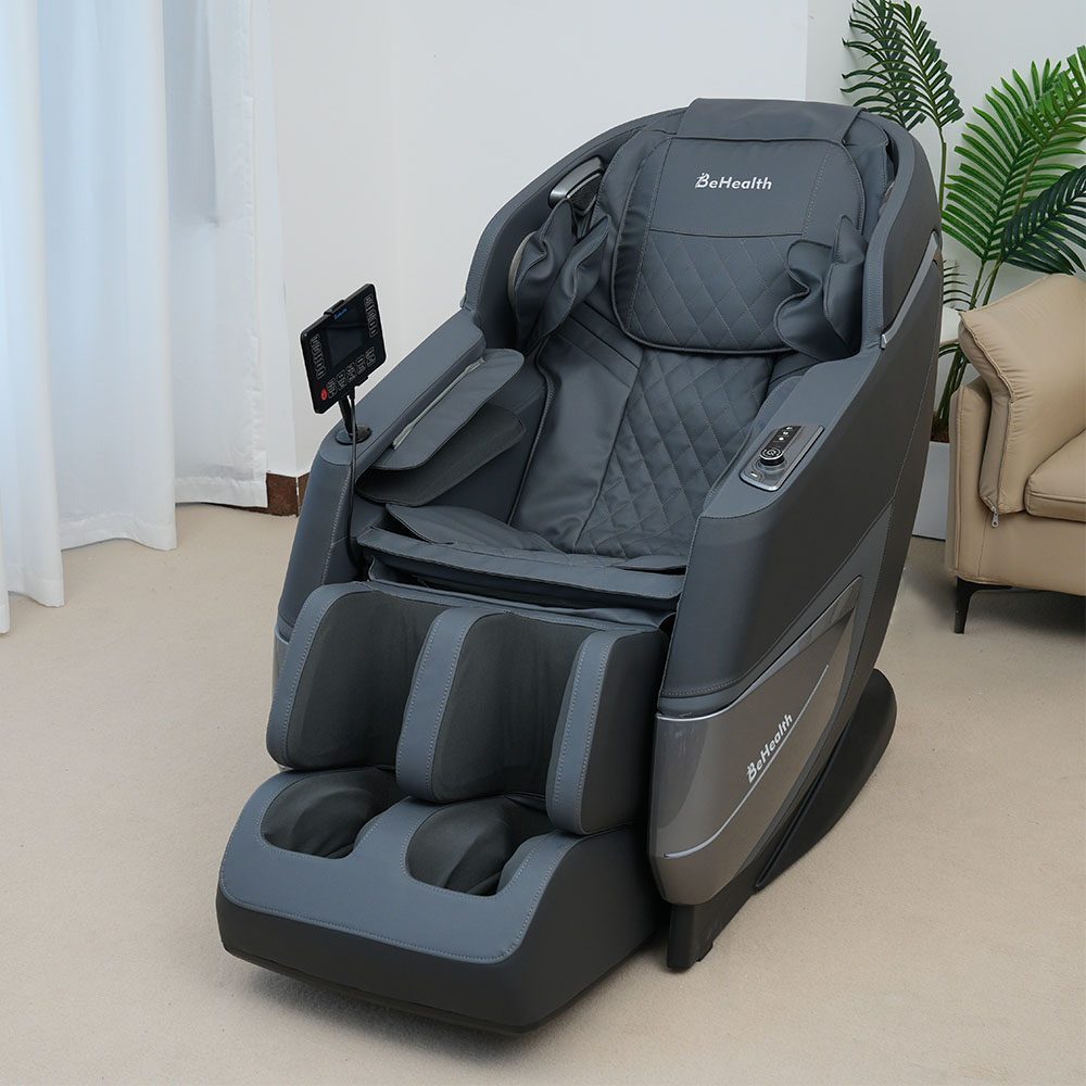 BeHealth PrimeAngel Massage Chair (Gray/Black)
