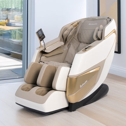 BeHealth PrimeAngel Massage Chair (Brown/Beige)