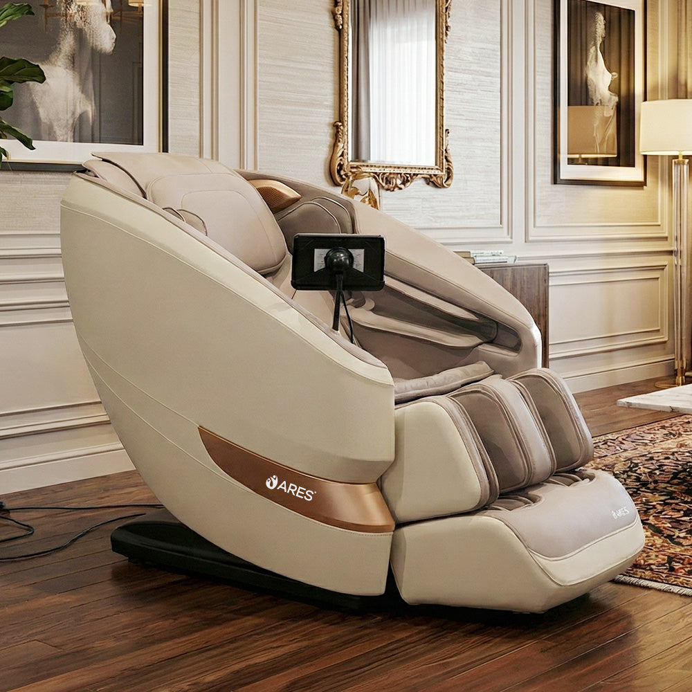 ARES uClass Massage Chairs (Gray/Beige)