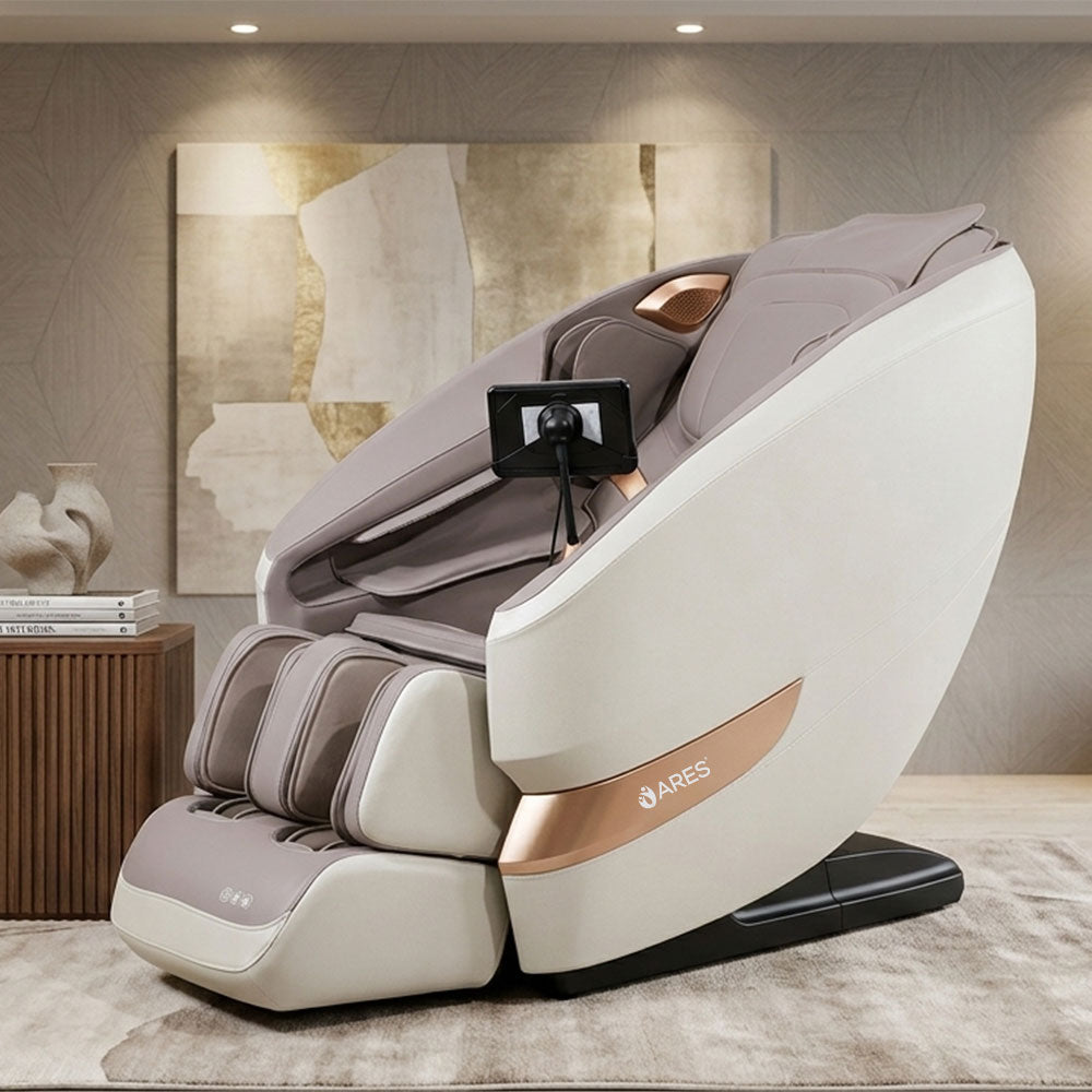 ARES uClass Massage Chairs (Gray/Beige)
