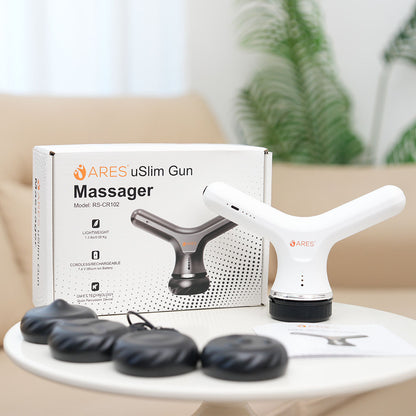 ARES uSlim 2in1 Gun Massager and Cellulite Remover (White)
