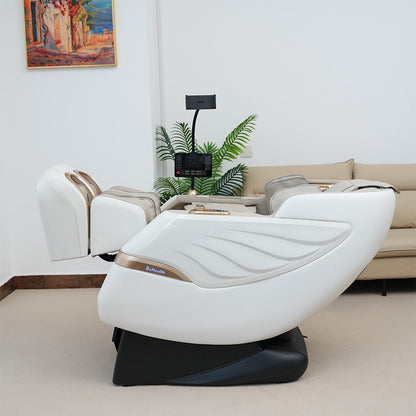 BeHealth FlyLux Massage Chair (Brown/Off White)