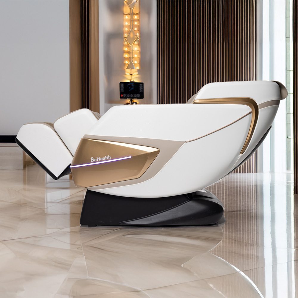 BeHealth PrimeAngel Massage Chair (Brown/Beige)