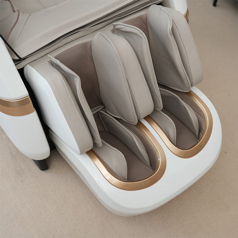 BeHealth FlyLux Massage Chair (Brown/Off White)
