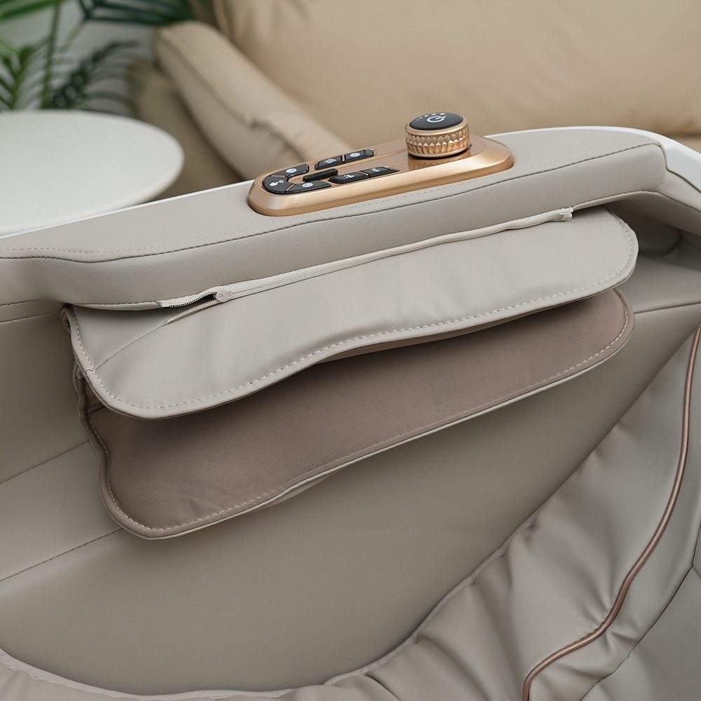 BeHealth FlyLux Massage Chair (Brown/Off White)
