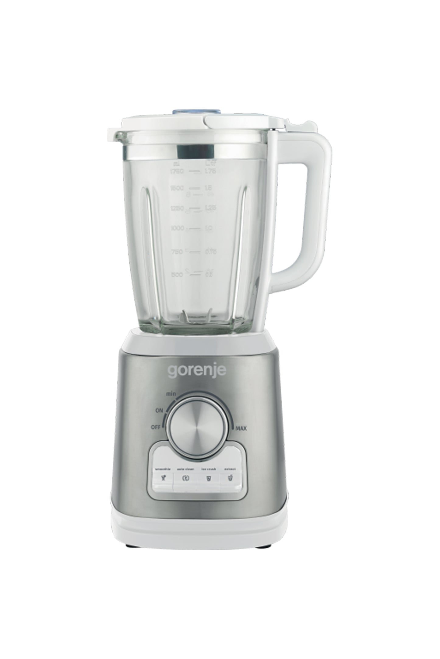 Gorenje Food Blender 1400 Watt White Stainless Steel - (B1400E)