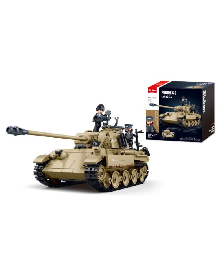 SLUBAN Panther G Tank Building Blocks Set 1:35 – 873 Pieces