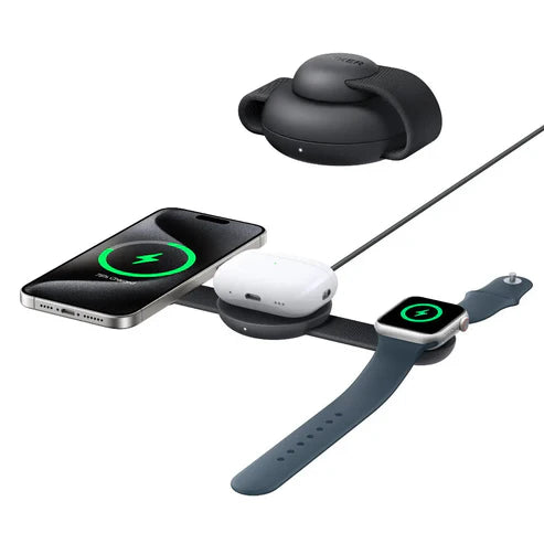 Anker MagGo 3-in-1 Foldable Charging Pad 15W Qi2 Wireless Charger B25M8
