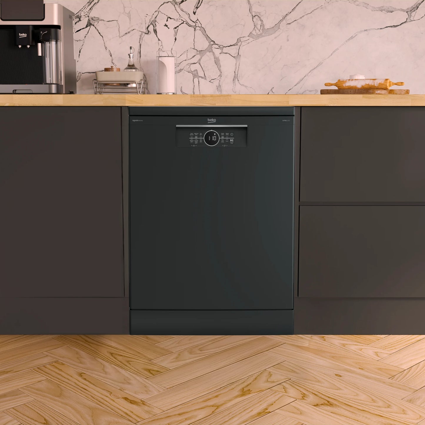 Freestanding Full Size Dishwasher with PowerIntense