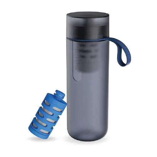 Philips Water Bottle GoZero AWP2712BLR/24 with Carbon Filter