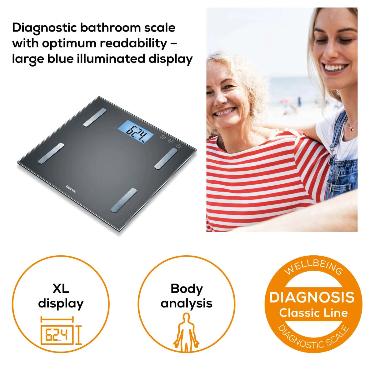 Beurer Diagnostic Bathroom Scale Bf 180