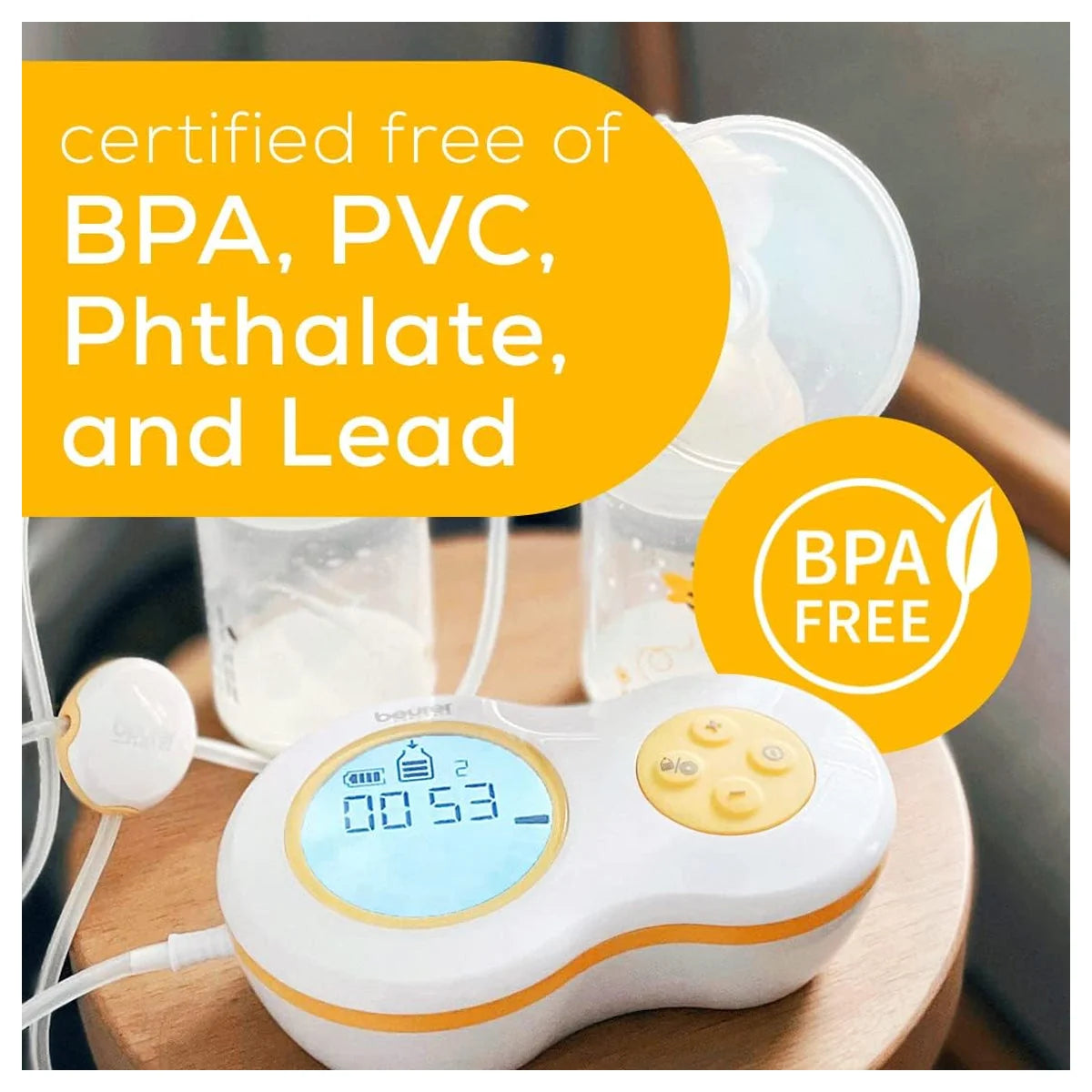 Beurer Dual Electric Breast Pump Set BY 70
