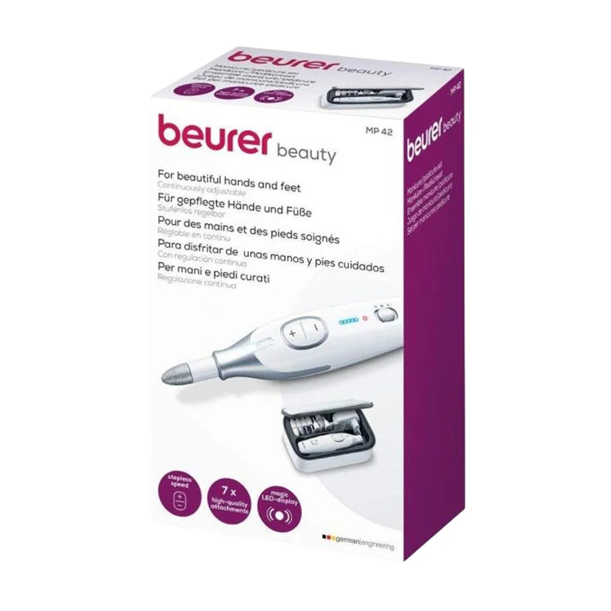 Beurer Mp42 Manicure/pedicure Set With 7 Attachments - Hands and Feet