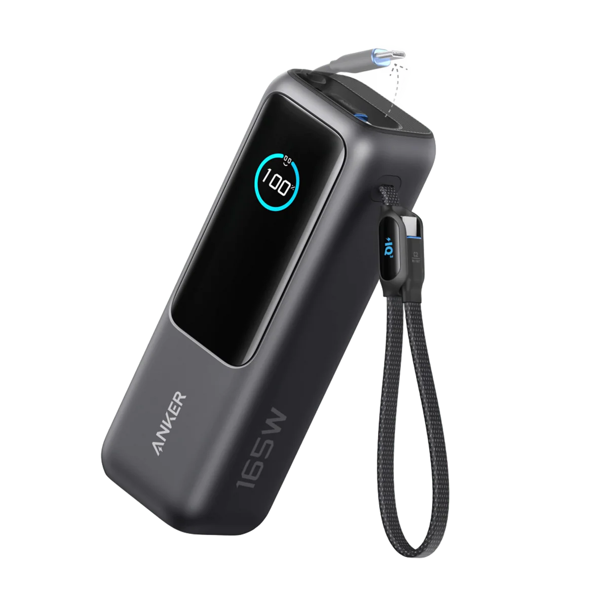 Anker 165W Power Bank | 25,000mAh USB-C Laptop Charger - Black