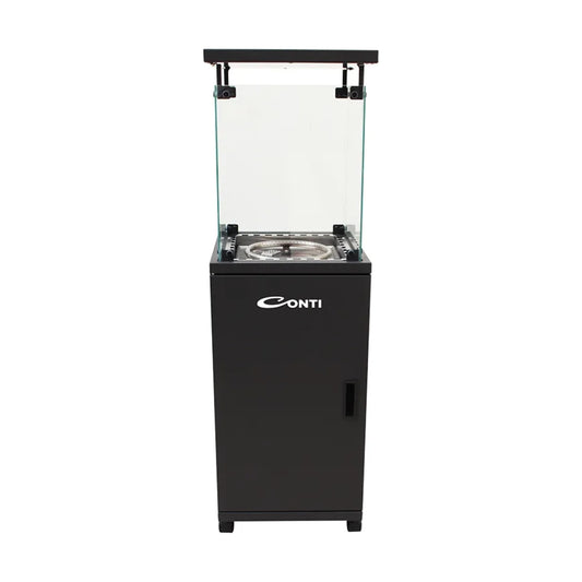 Conti Patio Gas Heater Black Matt 13 KW Outdoor Heating for Patios and Gardens