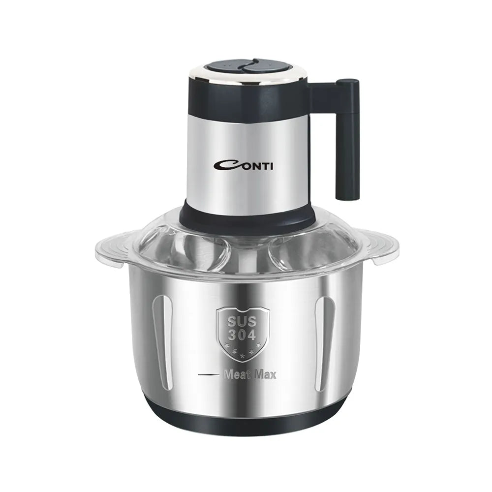 Conti CH 55002 SS Electric Food Chopper – 500W Copper Motor, 5L Stainless Steel Bowl, 6 Stainless Steel Blades