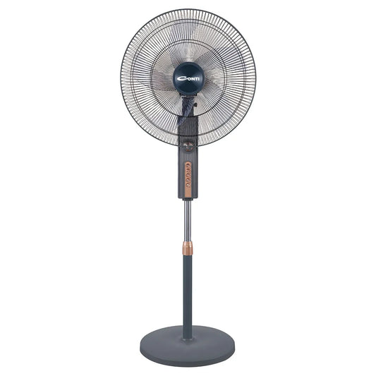 Conti Stand Fan 5 Blade 60W in black color