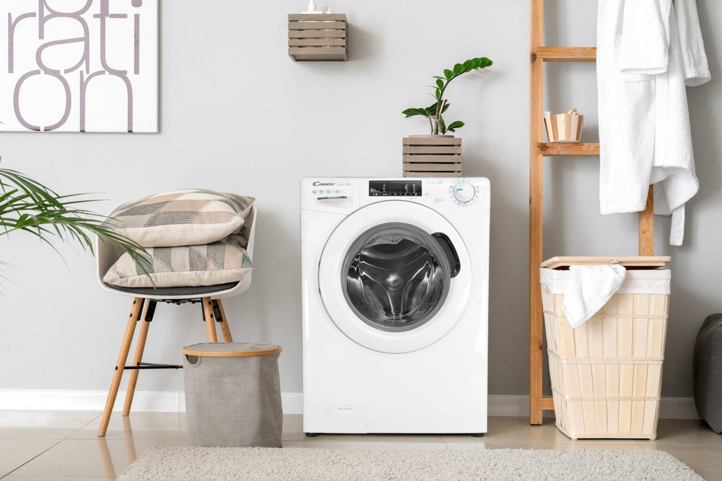 Gorenje Washing Machine 10KG Front Load 1400RPM SteamTech White – WNEI14BS/AS
