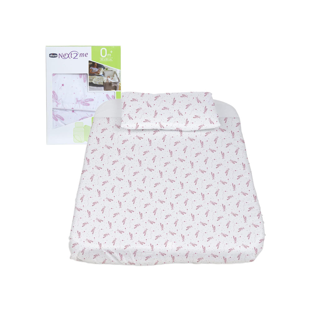 Chicco Next2Me Pink Ballet Crib Sheet Set – 2 Pieces