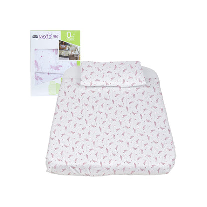Chicco Next2Me Pink Ballet Crib Sheet Set – 2 Pieces