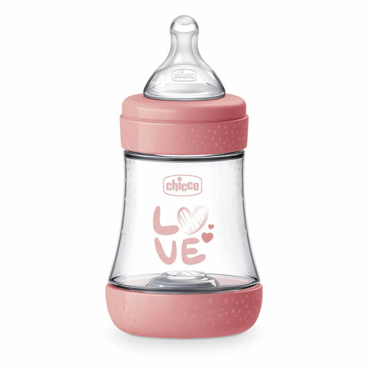 Chicco Perfect 5 Silicone Bottle (150 ml) Pink