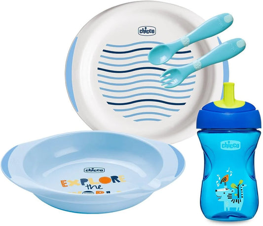 Chicco Weaning Set 12M+ Safe & Fun Mealtime for Kids