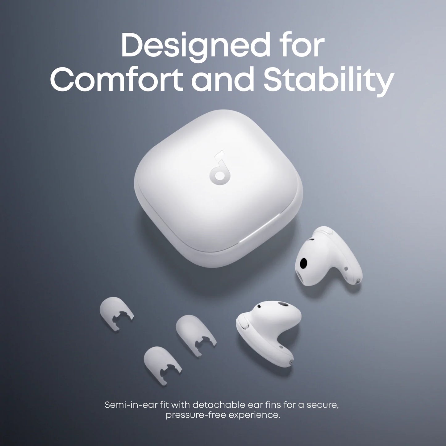 Anker Liberty Buds | Wireless Semi-in-Ear Earbuds with ANC