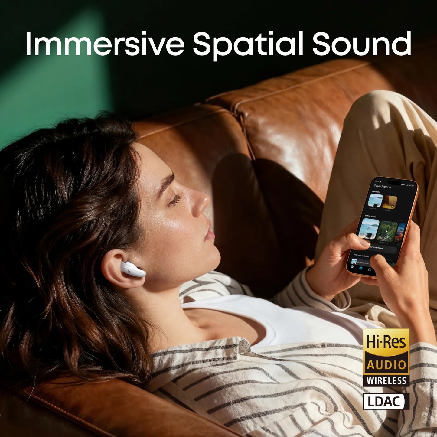 Anker Liberty Buds | Wireless Semi-in-Ear Earbuds with ANC