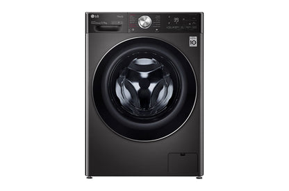 Front Load Washer & Dryer ,12/8KG , AI DD™, TurboWash™360˚, Black Steel Color