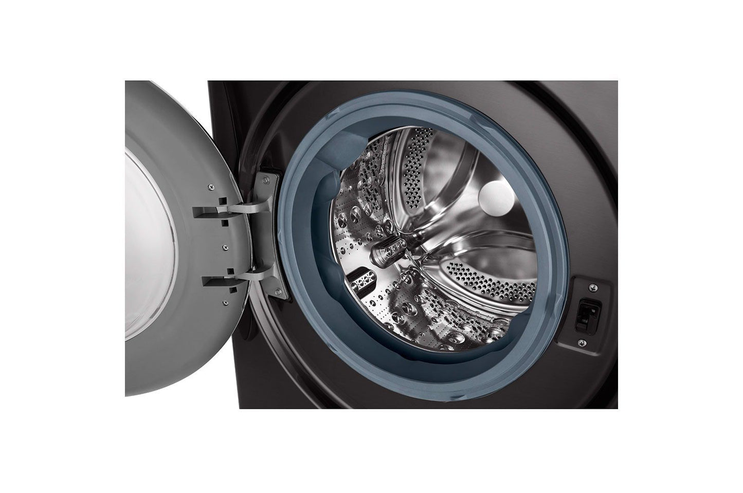 Front Load Washer & Dryer ,12/8KG , AI DD™, TurboWash™360˚, Black Steel Color
