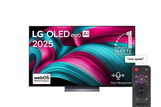 65 inch LG OLED evo AI C5 4K 144Hz Smart TV AI Magic remote webOS25 2025