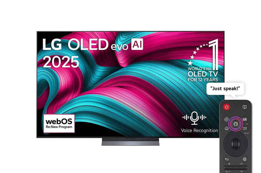 77 inch LG OLED evo AI C5 4K 144Hz Smart TV AI Magic remote webOS25 2025