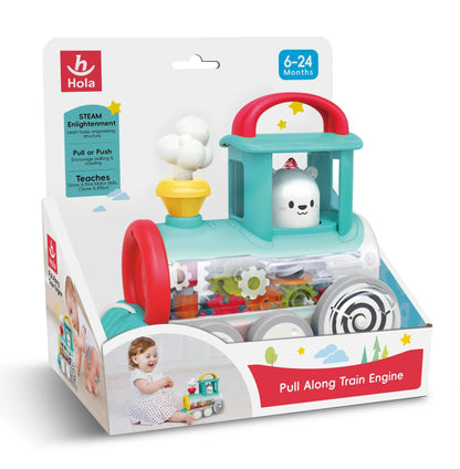 HOLA – Pull Along Train Engine (Red)