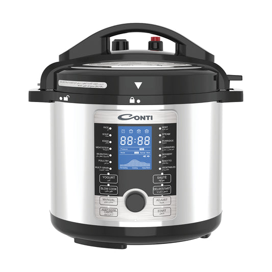 CONTI PRESSURE COOKER - 12L - 15P - STAINLESS STEEL - EPC12A009