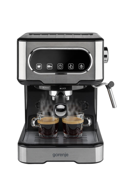 Gorenje Espresso Coffee Maker Stainelss Steel - (ESCM15DBK)