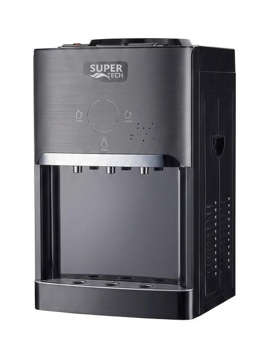 Super Tech Tabletop Inverter Water Dispenser, 3 Taps, 7L Capacity, Black, RAX5-2-63TB