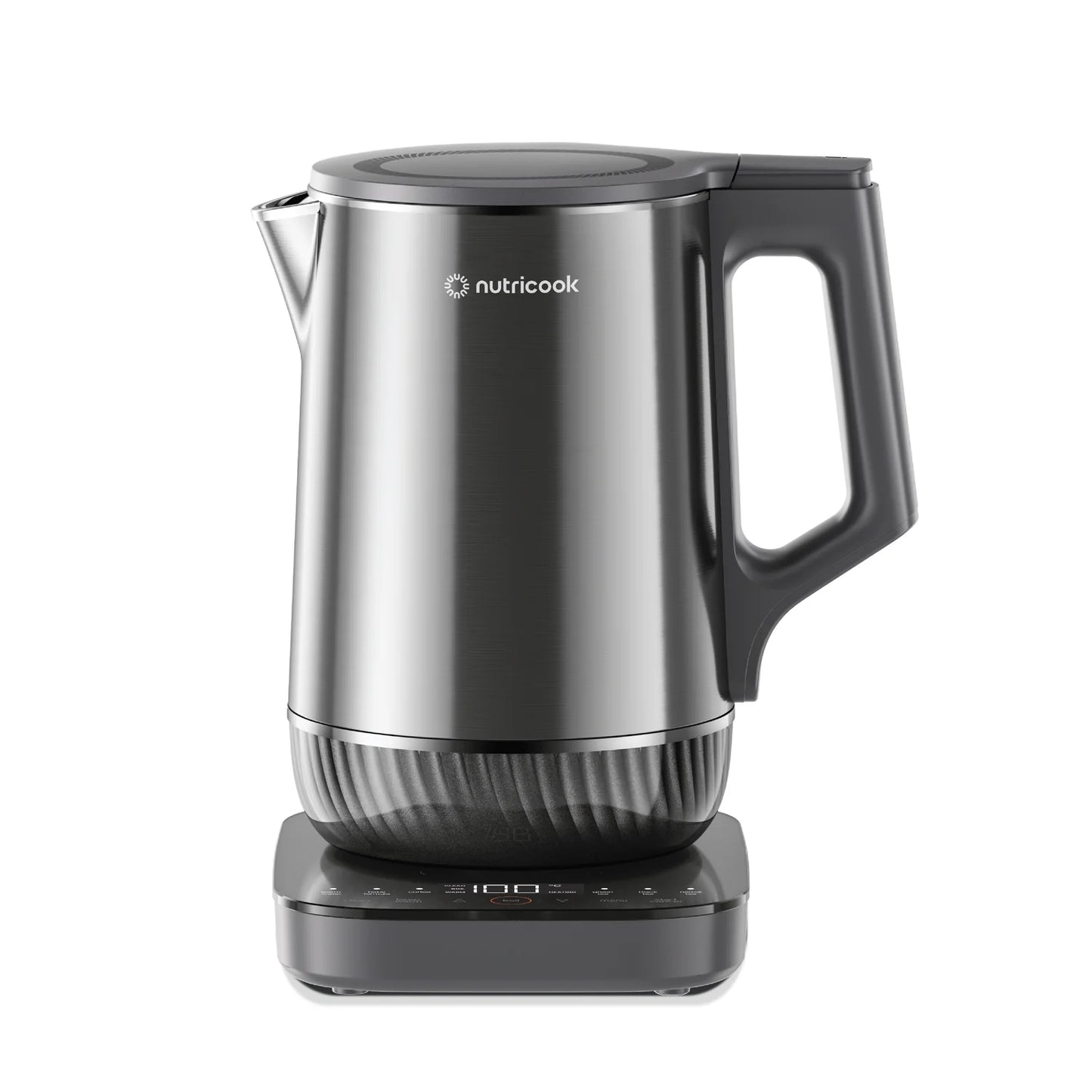 NutriCook 1.7L Smart Kettle with Digital Display and Temperature Control – Black